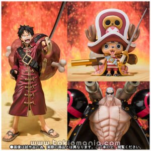 FiguartsZERO ONE PIECE FILM Z Battle clothes Ver. Set (Luffy Chopper Franky)