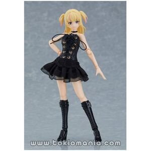 figma 581b Female Body (Yuki) with Black Corset Dress Outfit