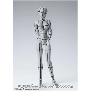 S.H.Figuarts Body-chan -Wire Frame- (Gray Color Ver.)