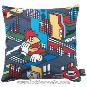 MEDICOM TOY (MEDICOMTOY LIFE Entertainment) MLE PAC-MAN × GRAFFLEX SQUARE CUSHION “PAC-MAN × GRAFFLEX”