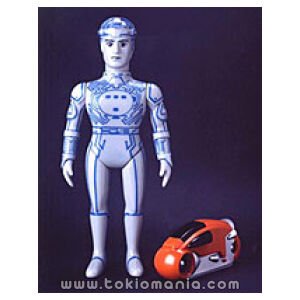 MEDICOM TOY (Vinyl Collectible Dolls) TRON with LIGHT CYCLE [Vintage Model]