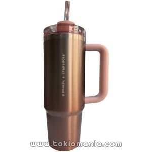 Starbucks Valentine 2026 - STANLEY 3-Way Stainless Steel Tumbler – Pink Gradient, 887 ml
