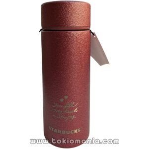 Starbucks Valentine 2026  - Glitter Red Stainless Steel Bottle 355 ml