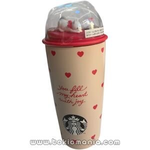 Starbucks Valentine 2026 Cup Shaped Stainless Steel Bottle Heart 355 ml