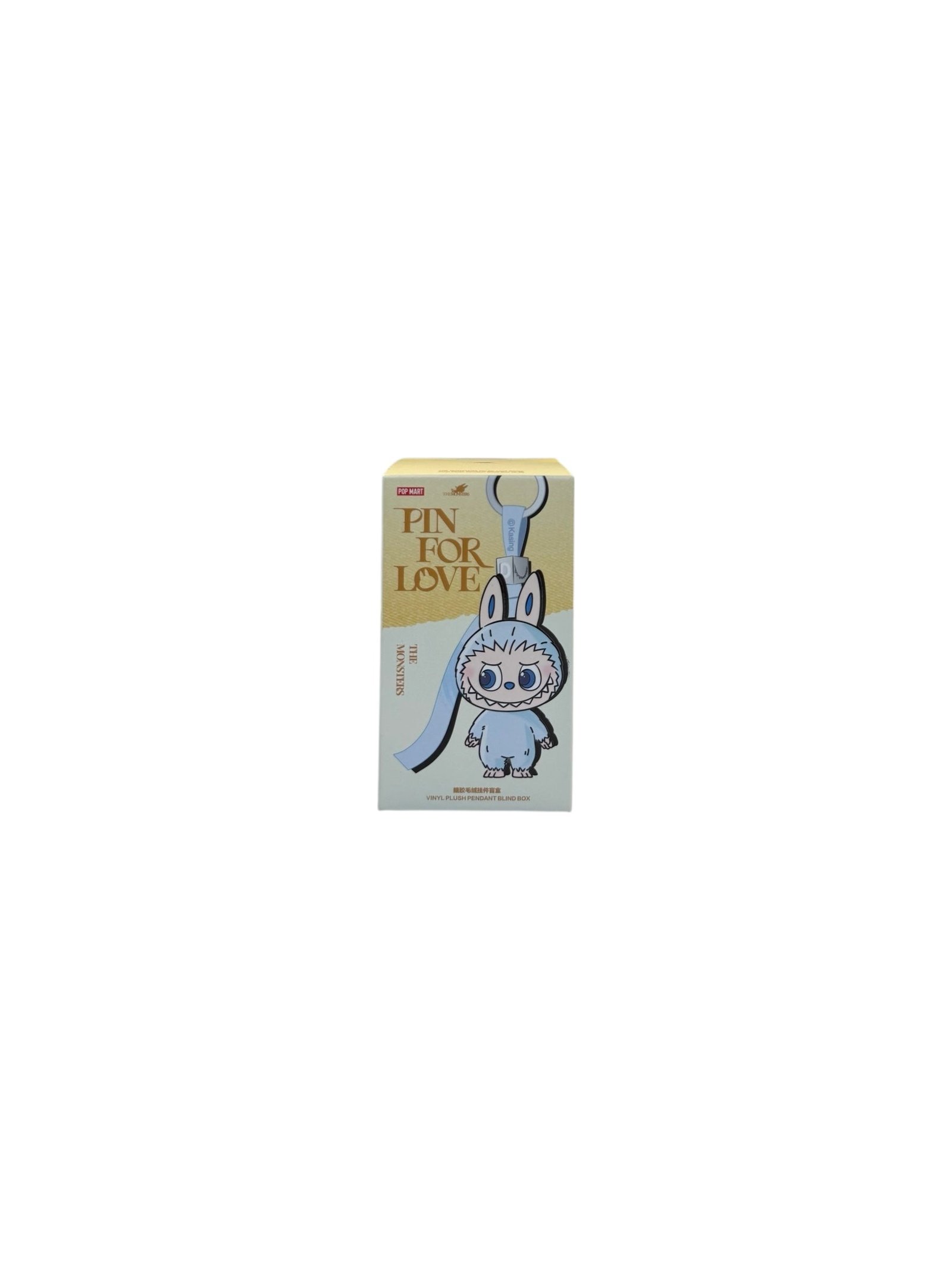 THE MONSTERS Pin for Love Series-Vinyl Plush Pendant Blind Box (A-M)