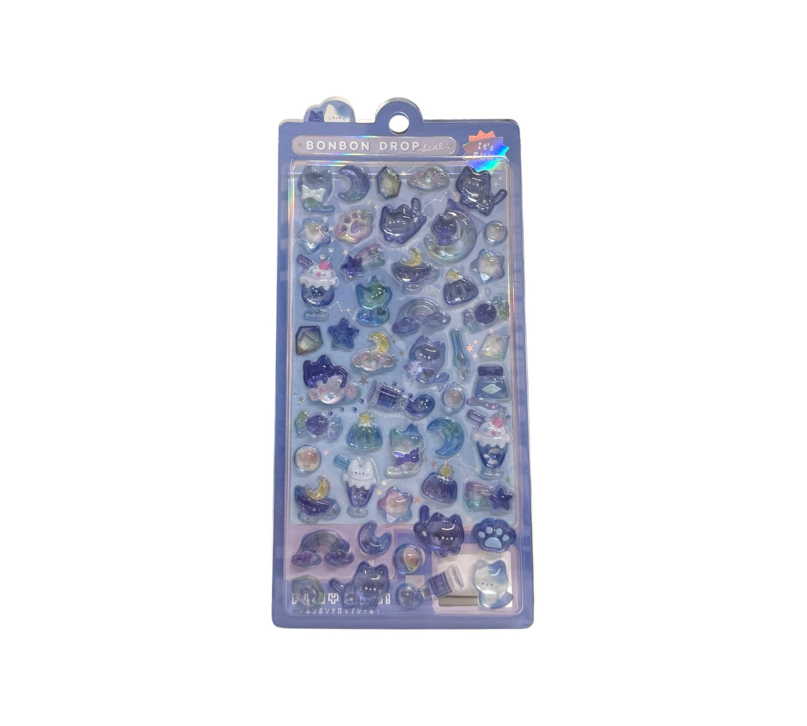Bonbon Drop Sticker – Night Cat Bonbons (No. 91126)