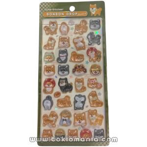Bonbon Drop Sticker – Shiba Inu (No. 94476)