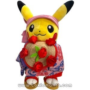 Plush – Hanagasa Festival Play Pikachu – Pokémon Center Tohoku R