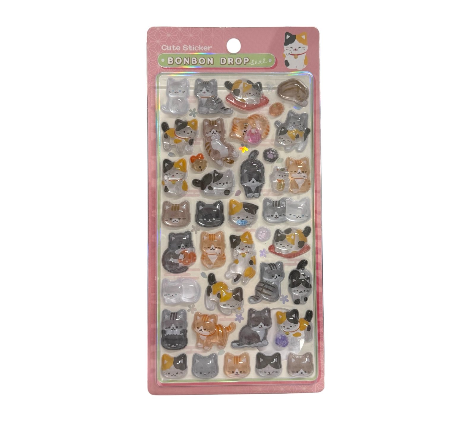 Bonbon Drop Stickers – Japanese Cat