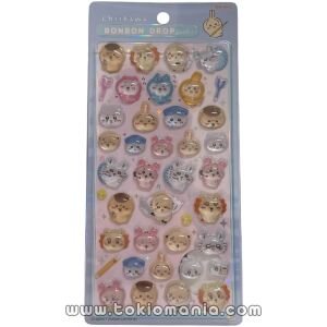Bonbon Drop Stickers - Chiikawa (Everyone – Pose)