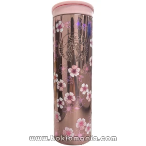 SAKURA2026 Stainless Steel Bottle – Metallic Light Pink, 473 ml