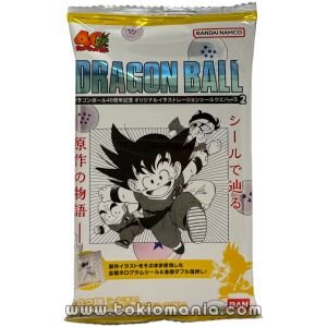 DRAGON BALL 40th Anniversary Original Illustration Sticker Wafer Vol. 2
