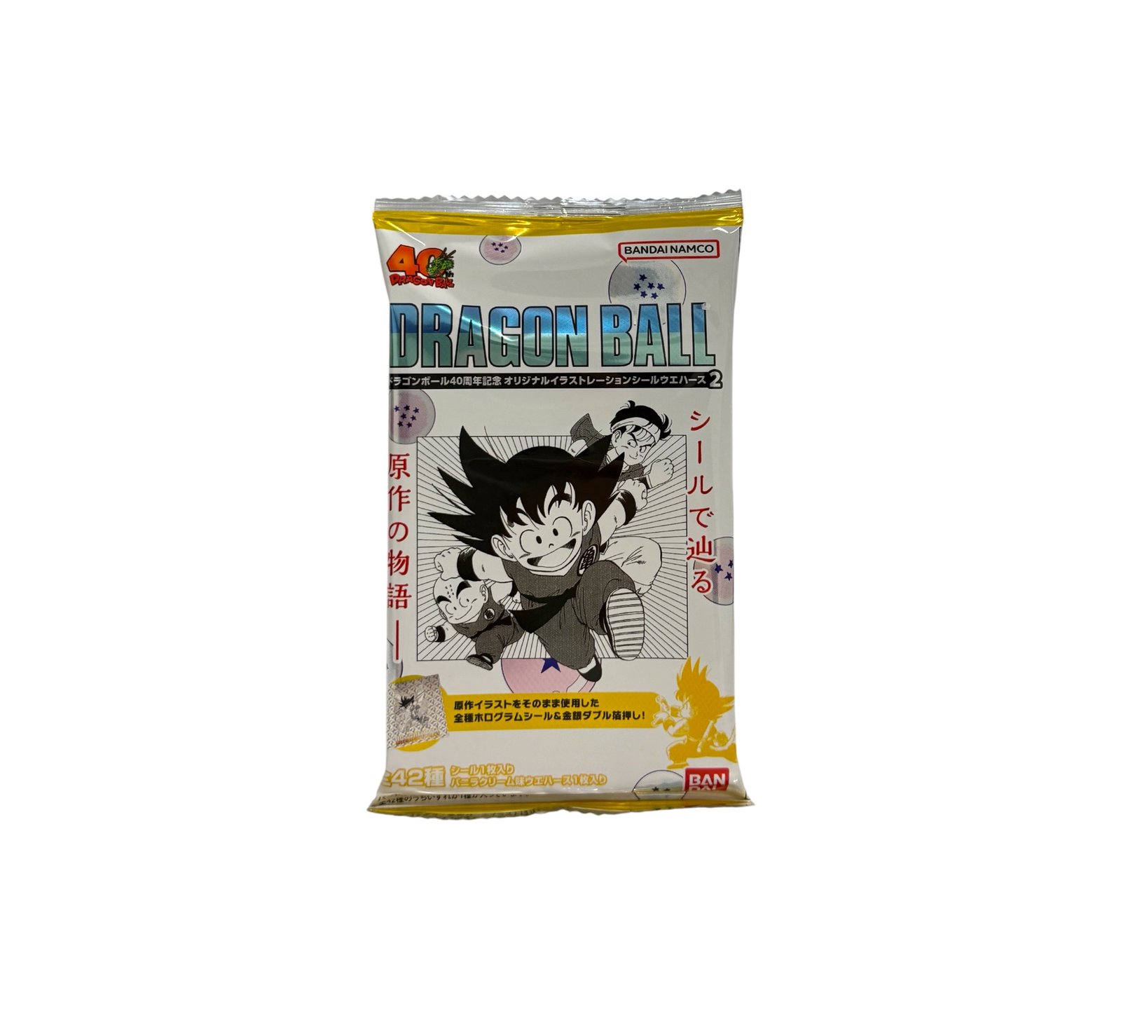 DRAGON BALL 40th Anniversary Original Illustration Sticker Wafer Vol. 2