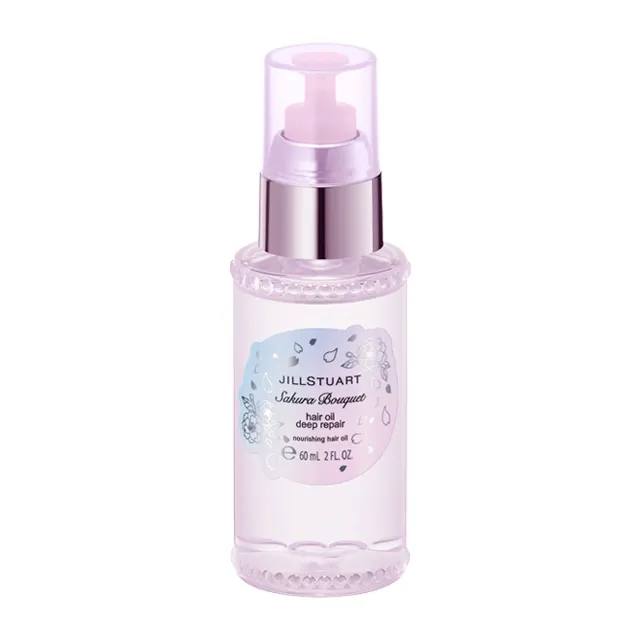 JILLSTUART - Aceite capilar Sakura Bouquet Deep Repair – Reparación profunda y brillo sedoso