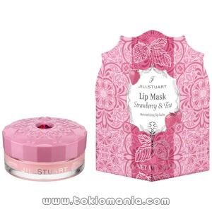 JILLSTUART - Mascarilla Labial Strawberry & Tea – Hidratación intensa y suavidad deliciosa