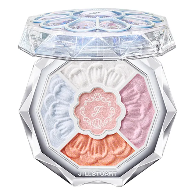JILLSTUART - Sombra de ojos Bloom Couture Jeweled Bouquet – Crystal Lagoon Palace – Brillo y color sofisticado