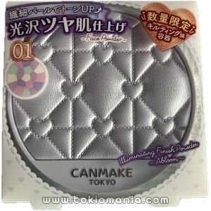 Canmake Illuminating Finish Powder ～Abloom～ / 01 (Envase Edición Limitada con Diseño de Acolchado)