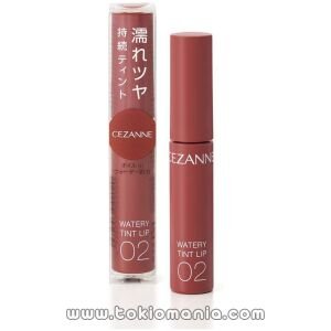 Cezanne Waterly Tint Lip 02 Coral Red 4.0g