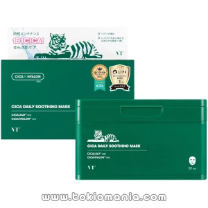 VTCOSMETICS (VTCosmetics) Mascarilla Facial Cuidado de la Piel (1. CICA Mascarilla Calmante Diaria)