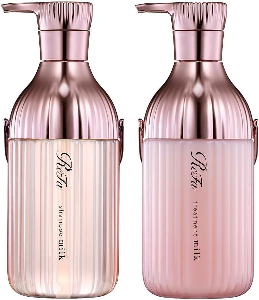 ReFa Milk Protein (Set) (Rosa, Set de Champú y Acondicionador)