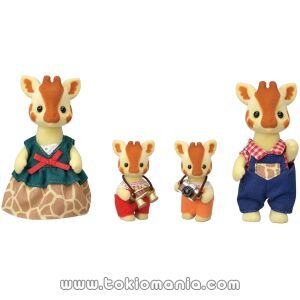 Sylvanian Families Muñecos 【Familia de Jirafas】 FS-40