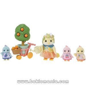 Sylvanian Families Muñecos 【Familia de Pájaros Cítricos】 FS-62