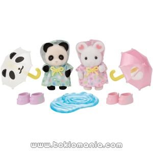 Epoch (EPOCH) Sylvanian Families Guardería 【Set de Bebés Amigos -Lluvia-】 S-74