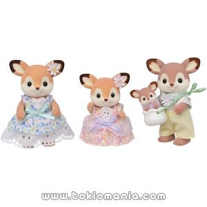 Sylvanian Families Muñecos 【Familia de Ciervos】 FS-53