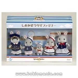 [Edición limitada Yokohama☆] Sylvanian Families Familia de Conejos Shio-kaze