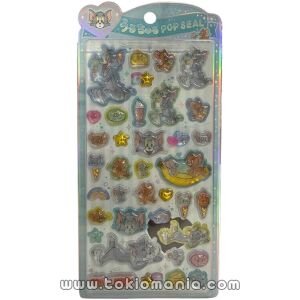 Smooth and glossy pop stickers - Tom and Jerry - Puffy 3D smartphone decoration