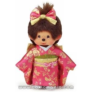 Monchhichi con Furisode, Niña 205004 H20×W15×D6 cm