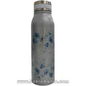 SAKURA 2026 Glitter Stainless Steel Bottle – Airy Blue, 444 ml