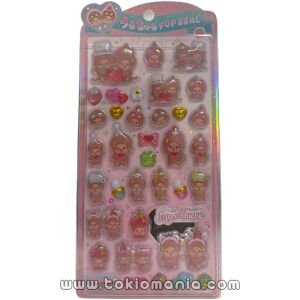 Uru-churu Pop Sticker Monchhichi Stylish 136695