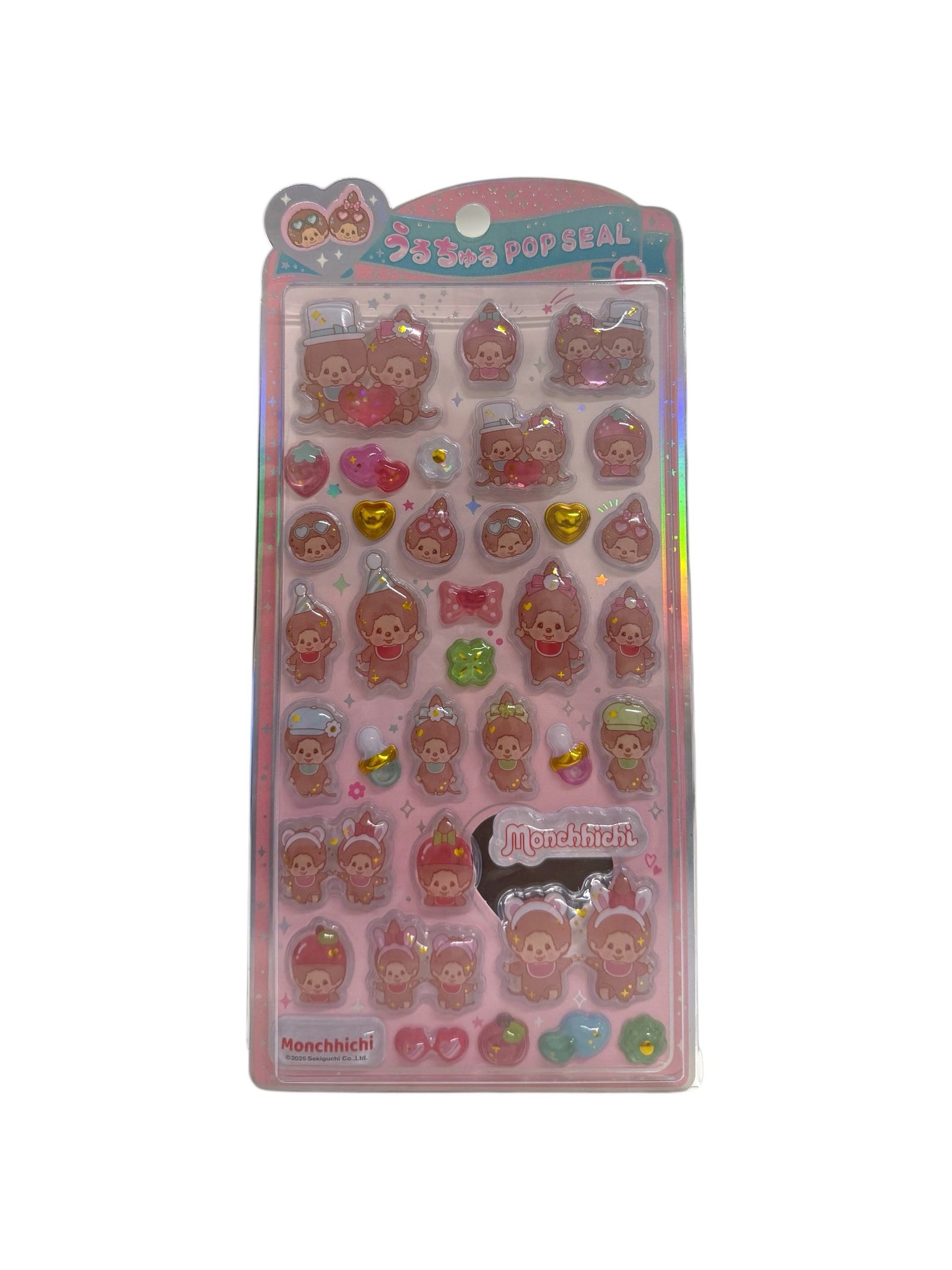 Uru-churu Pop Sticker Monchhichi Stylish 136695