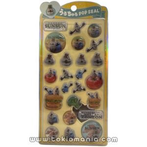 Ruchuru Pop Stickers - Puppet Sunsun Zonzon CR129414