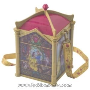 Cubeta de palomitas de maíz de La Bella y la Bestia, con estuche de Bella y Bestia, Disneyland Tokio, Tokyo Disney Resort (TDR), nueva área, Nuevo Fantasyland