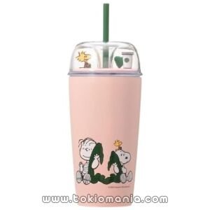 STARBUCKS PEANUTS Taza de acero inoxidable, Copa fría, Rosa, 473 ml, Taza, Starbucks, Botella térmica, Snoopy, JOE KIND SNOOPY, LINUS