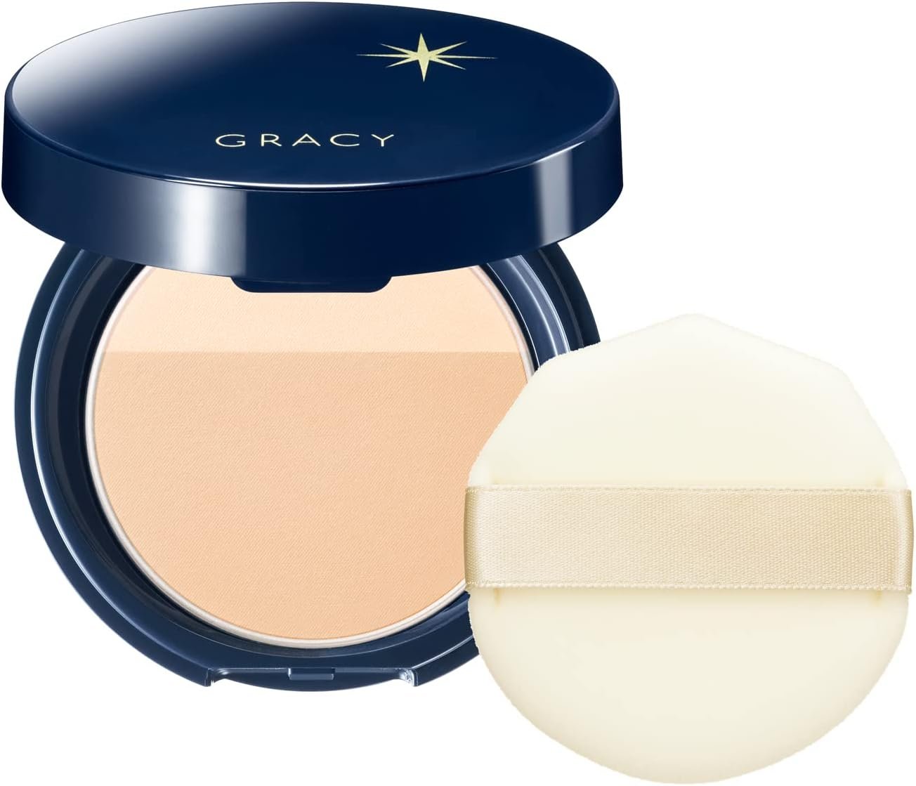 INTEGRATE GRACY Polvo de Acabado Luminoso UV, Polvo Facial sin Fragancia, Beige Ocre, Producto Principal 7.5g