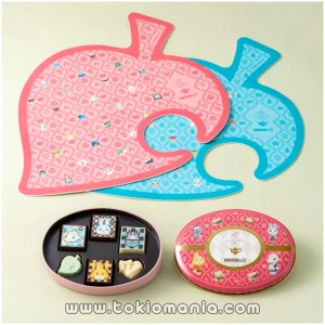 Día Blanco GODIVA (GODIVA) meets Animal Crossing - Caja de bombones surtidos / Pink (6 piezas) - Set de mantel para té - Chocolate (Regalo, Dulces, Presentes)