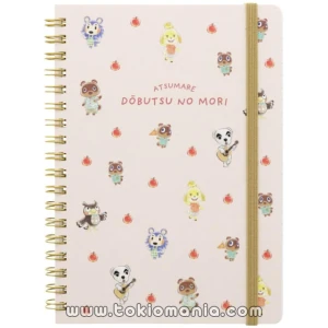 Sunstar Stationery - Animal Crossing: New Horizons - Cuaderno con anillas B6 Rosa - S2639548