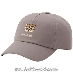 Paul & Joe] ACCESSOIRES Gorra con Bordado de Logo de la Marca y Gato 69439"