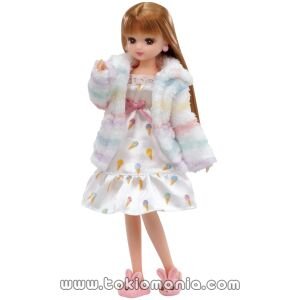 Vestido Licca-chan LW-06 Fuwafuwa Roomwear - Ropa de Dormir de Vestir (Takara Tomy)
