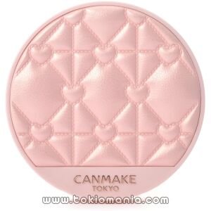 "Canmake Marshmallow Finish Powder ～Abloom～ 01 (Envase de edición limitada con diseño de quilting) Dearest Bouquet Tonalizador de Polvo Facial, Corrige el tono de la piel, se retira fácilmente con limpiador facial, y con protección UV."""