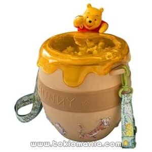 Cubeta de palomitas de Winnie the Pooh en forma de tarro de miel - Edición limitada de Tokyo Disney Resort - Artículos de Disney para souvenir"