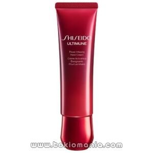 SHISEIDO Ultimune Powering Hand Cream 50g | Crema para Manos y Cuidado de Manos | Textura Cremosa | Fragancia Floral Verde | Hidratante | Shiseido