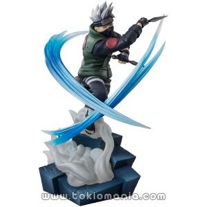TAMASHII NATIONS FiguartsZERO NARUTO - Naruto Shippuden [Gran Batalla] Hatake Kakashi - El Enfrentamiento con un Viejo Amigo - Aproximadamente 200 mm, Hecho de PVC y ABS, Figura Terminada Pintada"