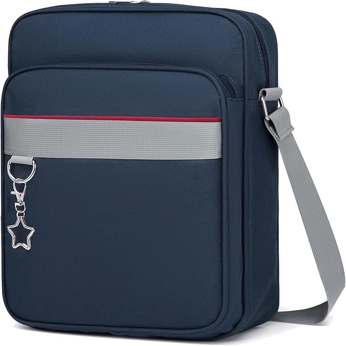 Bolso Escolar ARIALK: Bolso de Hombro Estilo Escolar para Estudiantes (Tote y Crossbody)