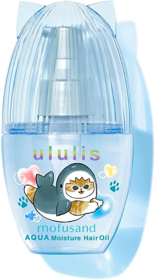 Urlis mofusand - Aceite capilar hidratante Aqua con diseño de Same-nyan - 100 mL