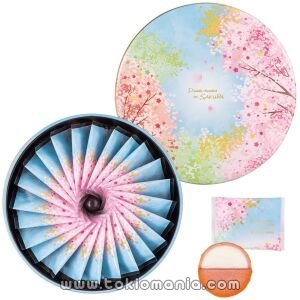 YOKUMOKU Dulces, Galletas, Regalo, Galletas de Estilo Occidental, Caja de Regalo, Cigarrillos Individualmente Envuelvos, Doble Chocolate, Sabor a Cereza, 24 Unidades