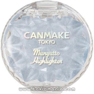 Canmake Munyu Hightlighter 04 Blue Topaz 3.8g, Iluminador Crema Tipo Rare, Alta Adherencia, Acabado Suave y Seco.